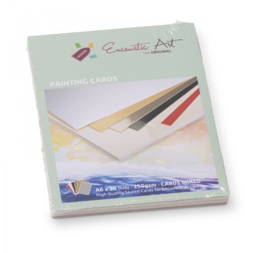 Encaustic kartonpapír, A/6, 6 szín, 250 gr, 24 db     99538906