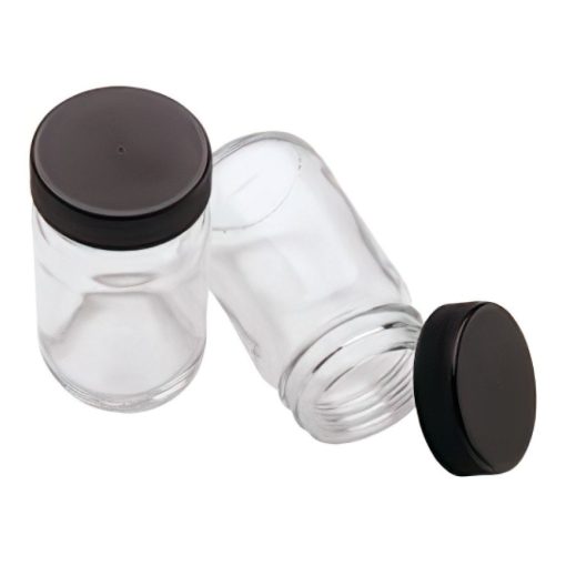 Merc. Festéktartó Üvegek fedővel, 100 ml-es,  6 db-os  wawa