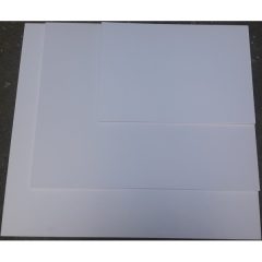   Festőtábla, műanyag 50 x 55 cm  "kemény" 5 mm-es  lekerekített   wawa