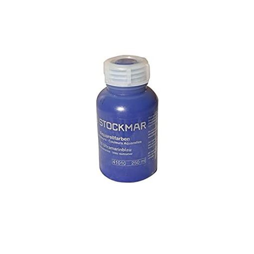 Aquarell 250 ml, 10 ultramarinkék festék Stockmar / wawa